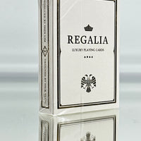 Regalia White Gold Luxury Playing Cards Cartamundi