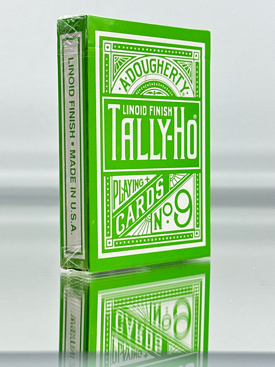 Reverse Circle Green Back Tally-Ho Playing Cards Deck
