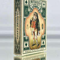 Notorious Gambling Frog Green Playing Cards WJPC