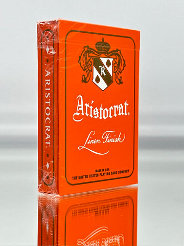 Aristocrat Orange Playing Cards USPCC