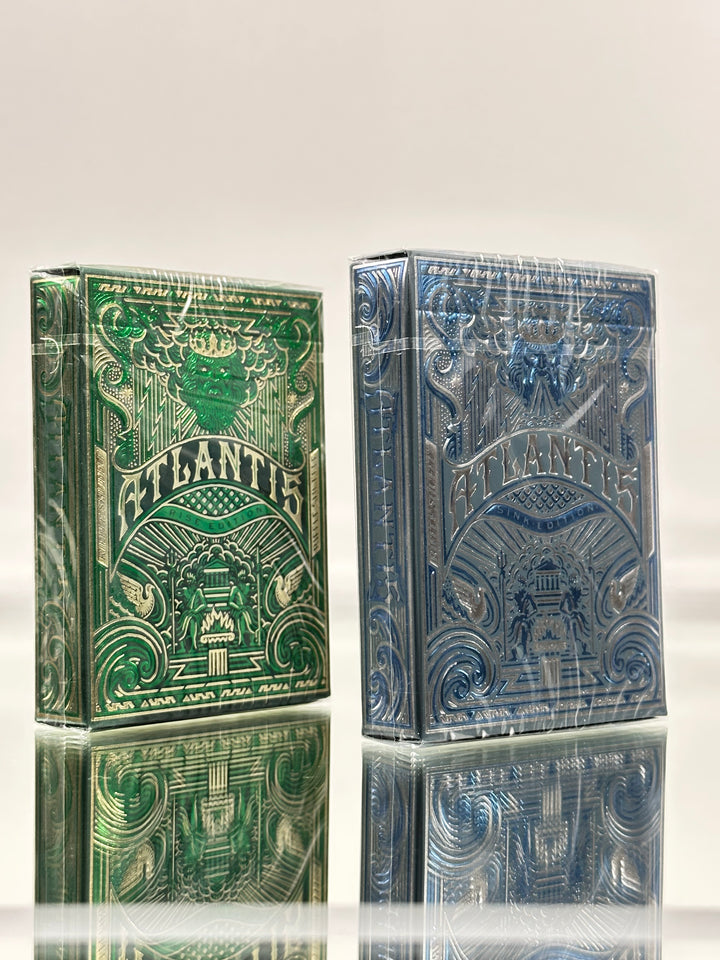 Atlantis Playing Cards Blue And Green Playing Cards Set USPCC