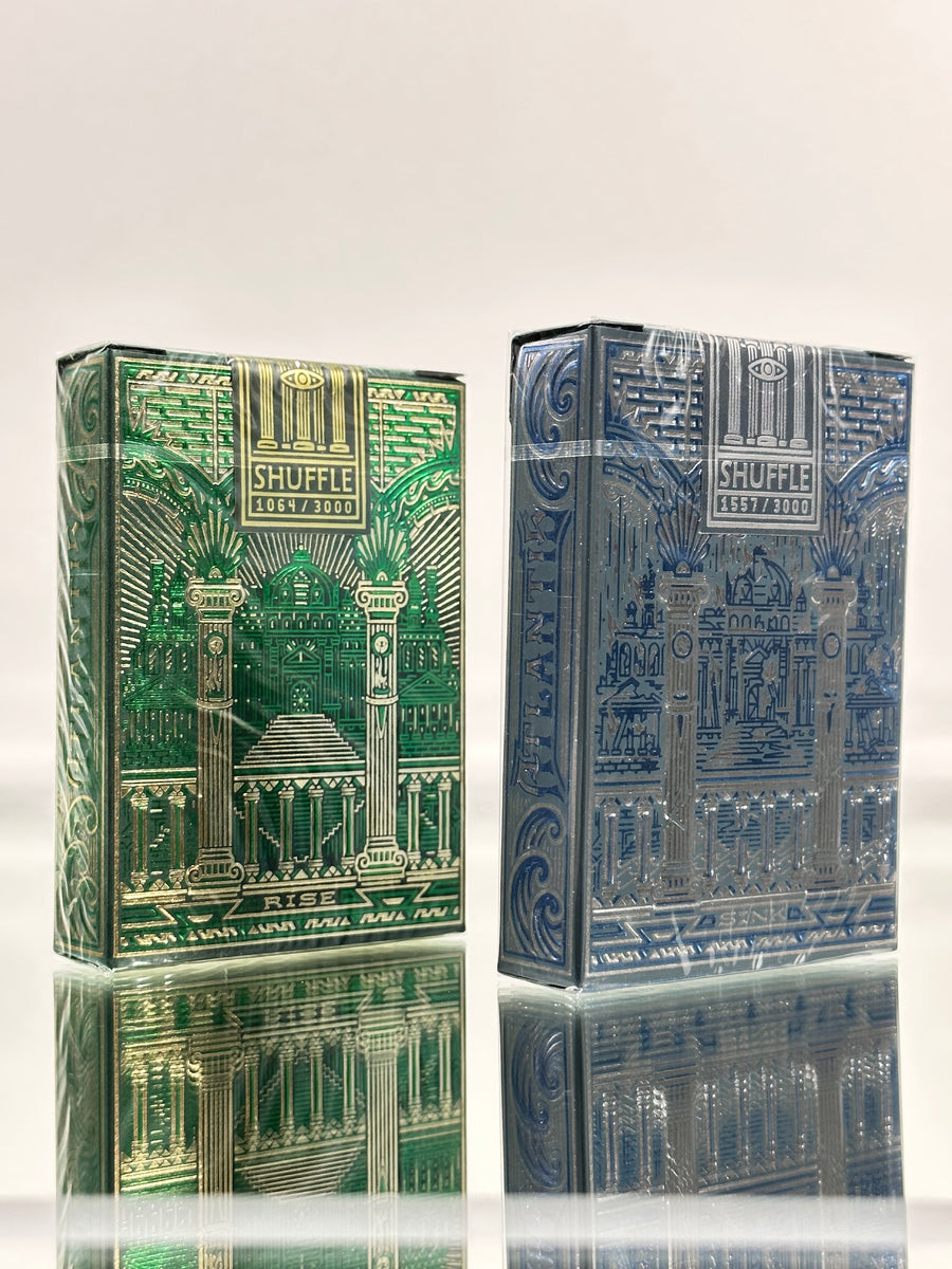 Atlantis Playing Cards Blue And Green Playing Cards Set USPCC