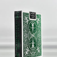 Foil Back Emerald Bicycle Playing Cards