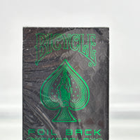 Foil Back Emerald Bicycle Playing Cards