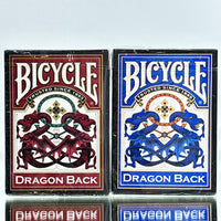 Bicycle Dragon Back Red And Blue Playing Cards Set