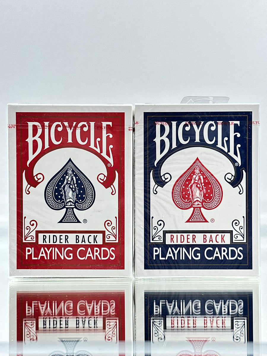 Bicycle Rider Back Playing Cards Set (Red, Blue)