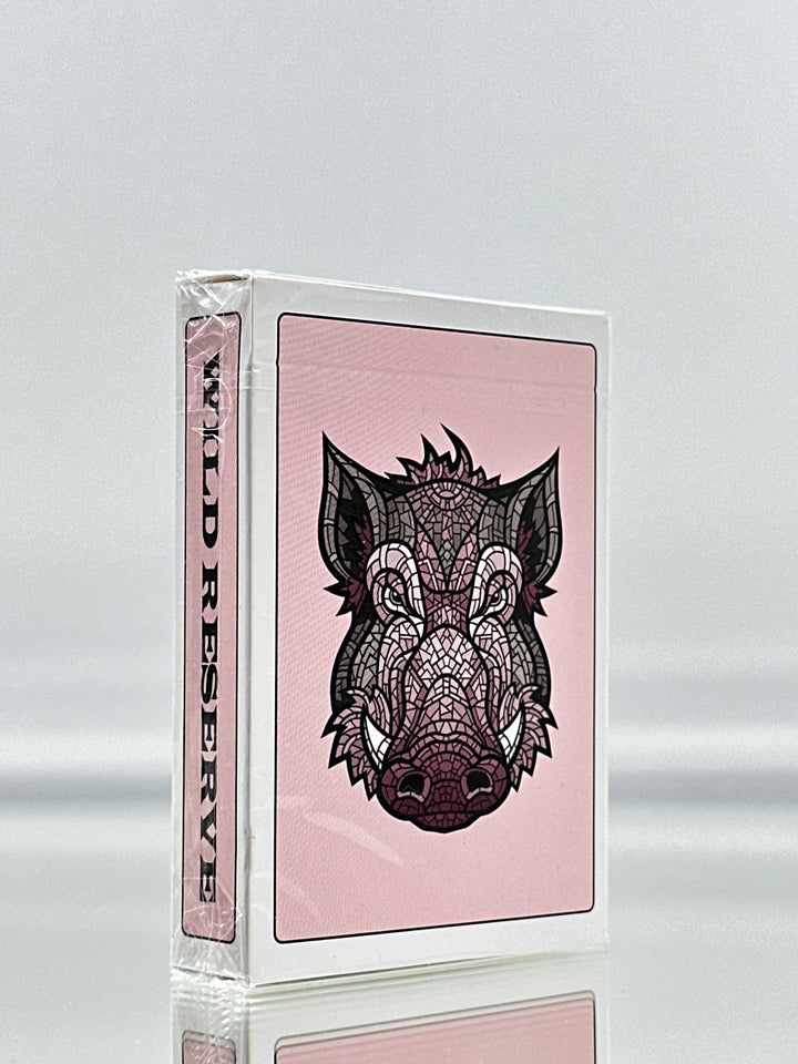 Wild Reserve Pink Boar Playing Cards USPCC