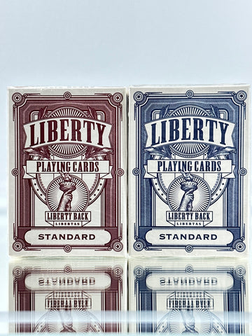 Liberty 2 Deck Set Red & Blue Playing Cards