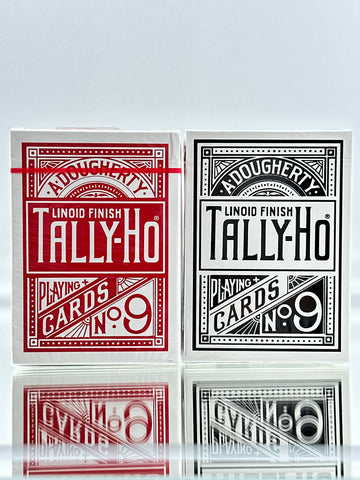 Tally-Ho No. 9 Red And White Playing Cards