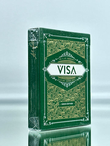 Visa Green Playing Cards USPCC