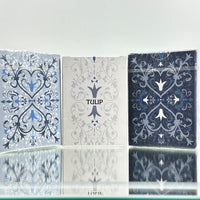 Tulip Playing Cards Set (Light Blue, White, Dark blue)