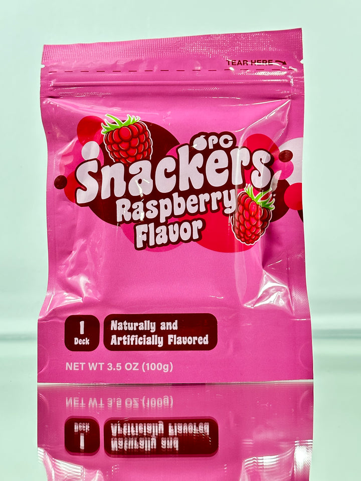 Snackers Raspberry Playing Cards USPCC