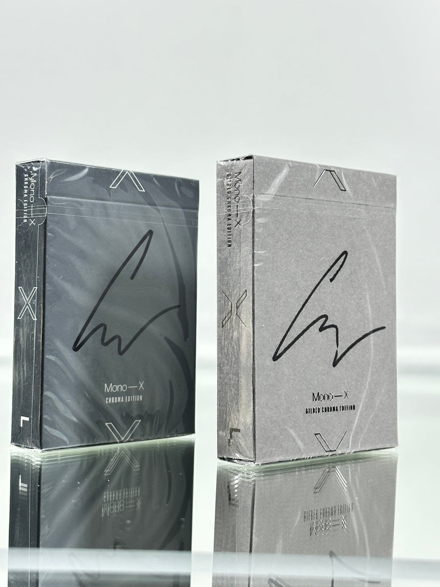 Mono - X Chroma(Limited) And Gilded Chroma Signed Playing Cards USPCC