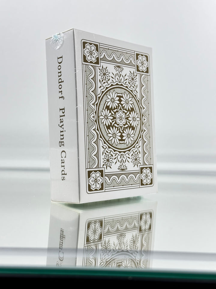 Dondorf White Gold Playing Cards Pack Of 4 USPCC (SIGNED) 02/52