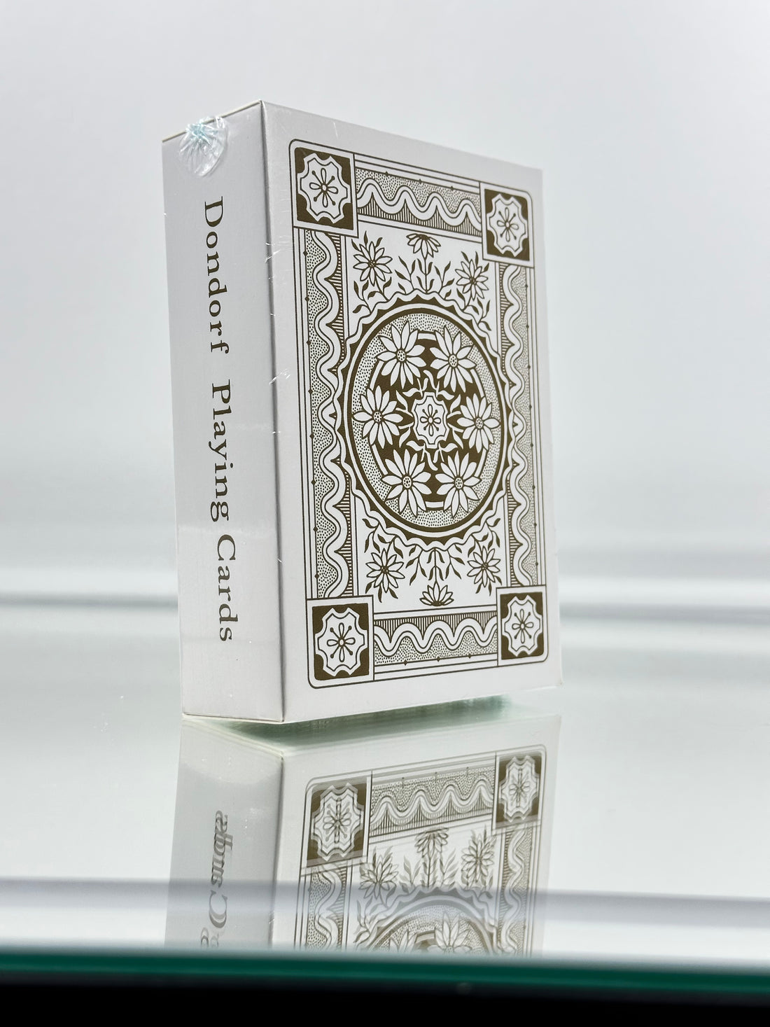 Dondorf White Gold Playing Cards Pack Of 4 USPCC (SIGNED) 02/52