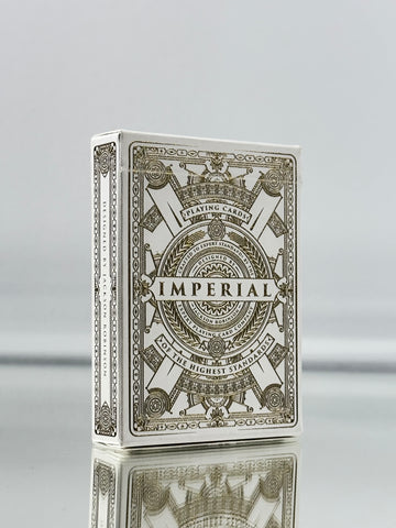 Imperial White Playing Cards