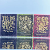 The Lord Of The Rings The Fellowship Of The Rings Luxury Playing Cards Set Of 3 ( Gilded, Limited Edition, Standard)