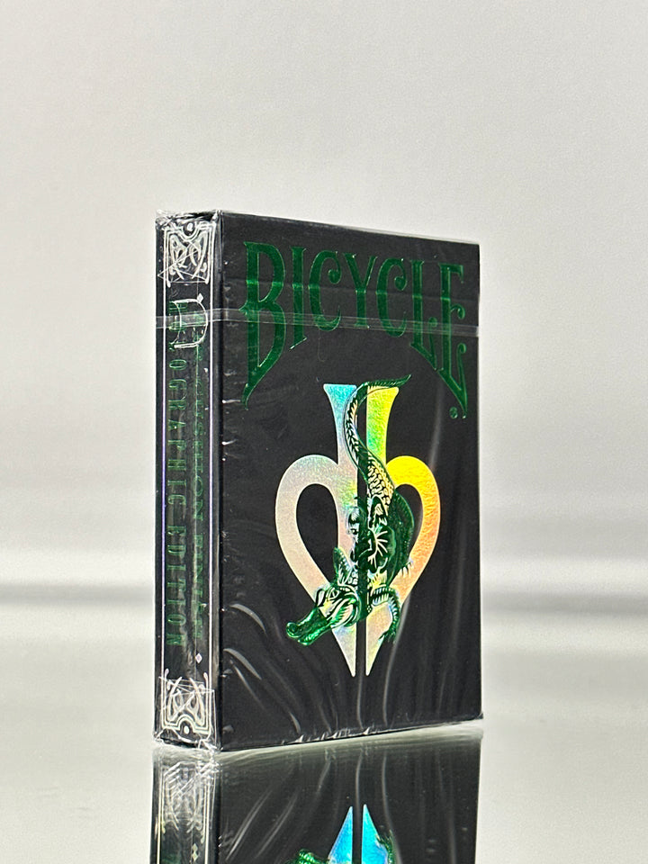 Bicycle David Blaine Gator Back Holographic MetalLuxe Playing Cards