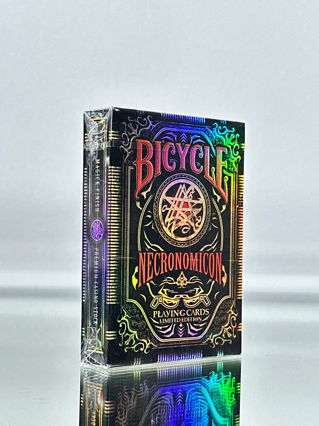 bicycle cards limited edition Bicycle NECRONOMICON Foil Tuck Playing Cards – LimitedEditionMania
