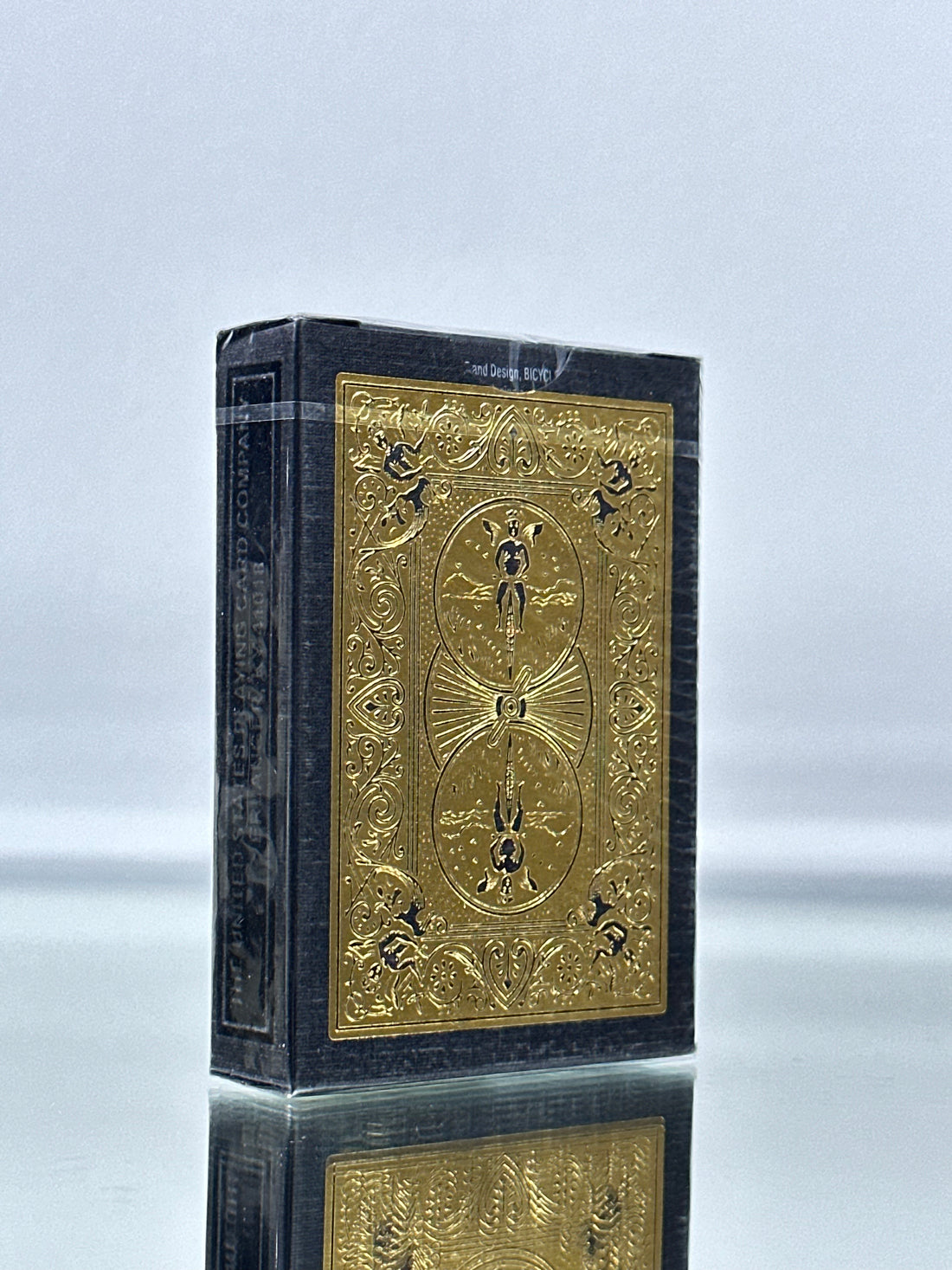 Bicycle Rider Back Black And Gold Edition Playing Cards