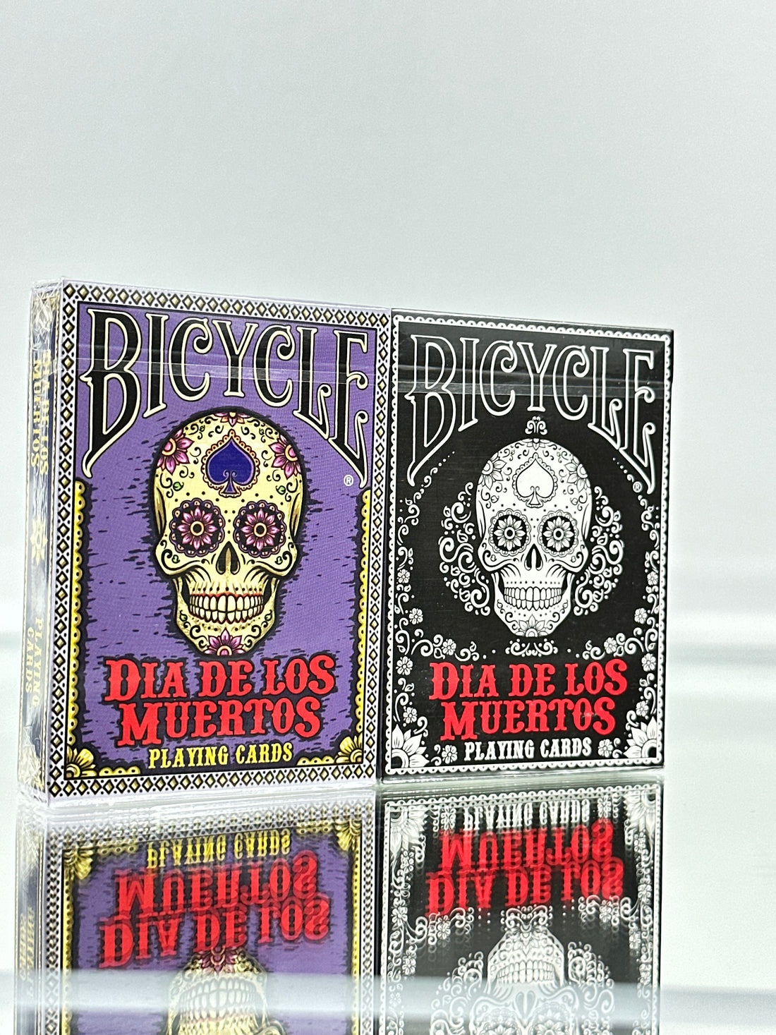 Bicycle Dia de Los Muertos Playing Cards Set (Purple And Black)