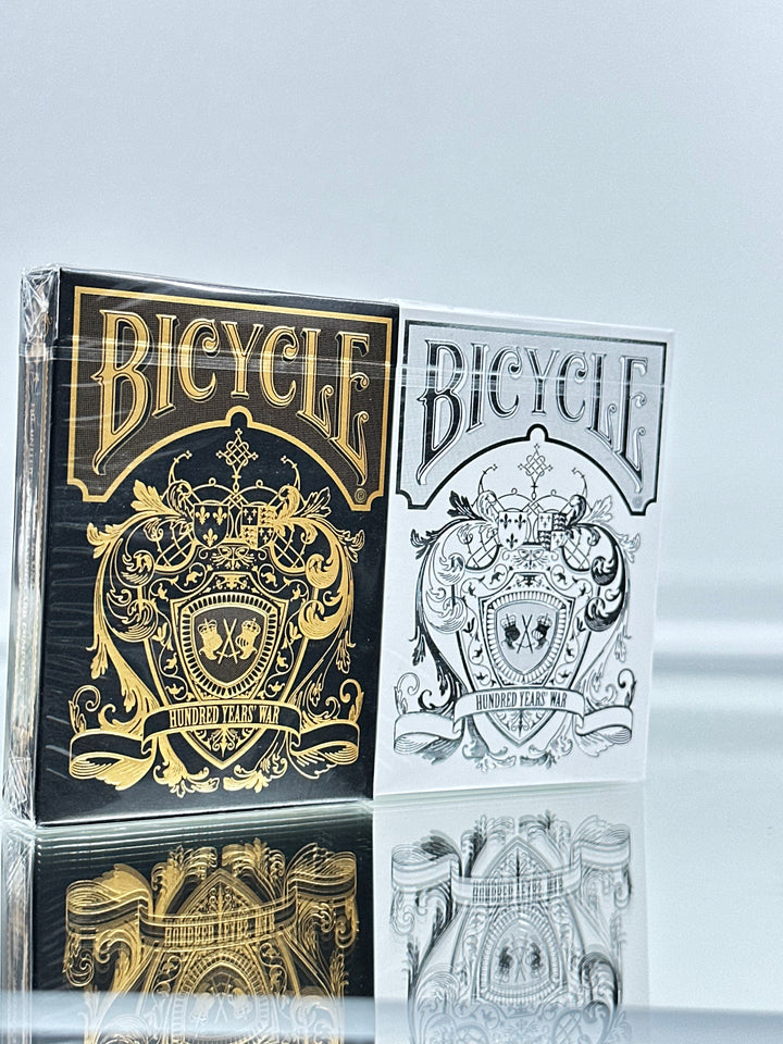 Bicycle 100 Hundred Years' War Gold And Silver Playing Cards Set