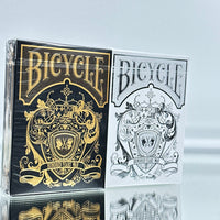 Bicycle 100 Hundred Years' War Gold And Silver Playing Cards Set