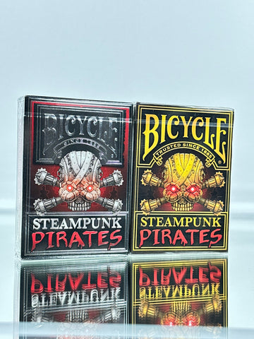 Bicycle Steampunk Pirates Standard And Black Flag Edition Playing Cards Set