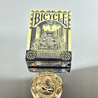 Bicycle Blue Collar Playing Cards Deck With COIN