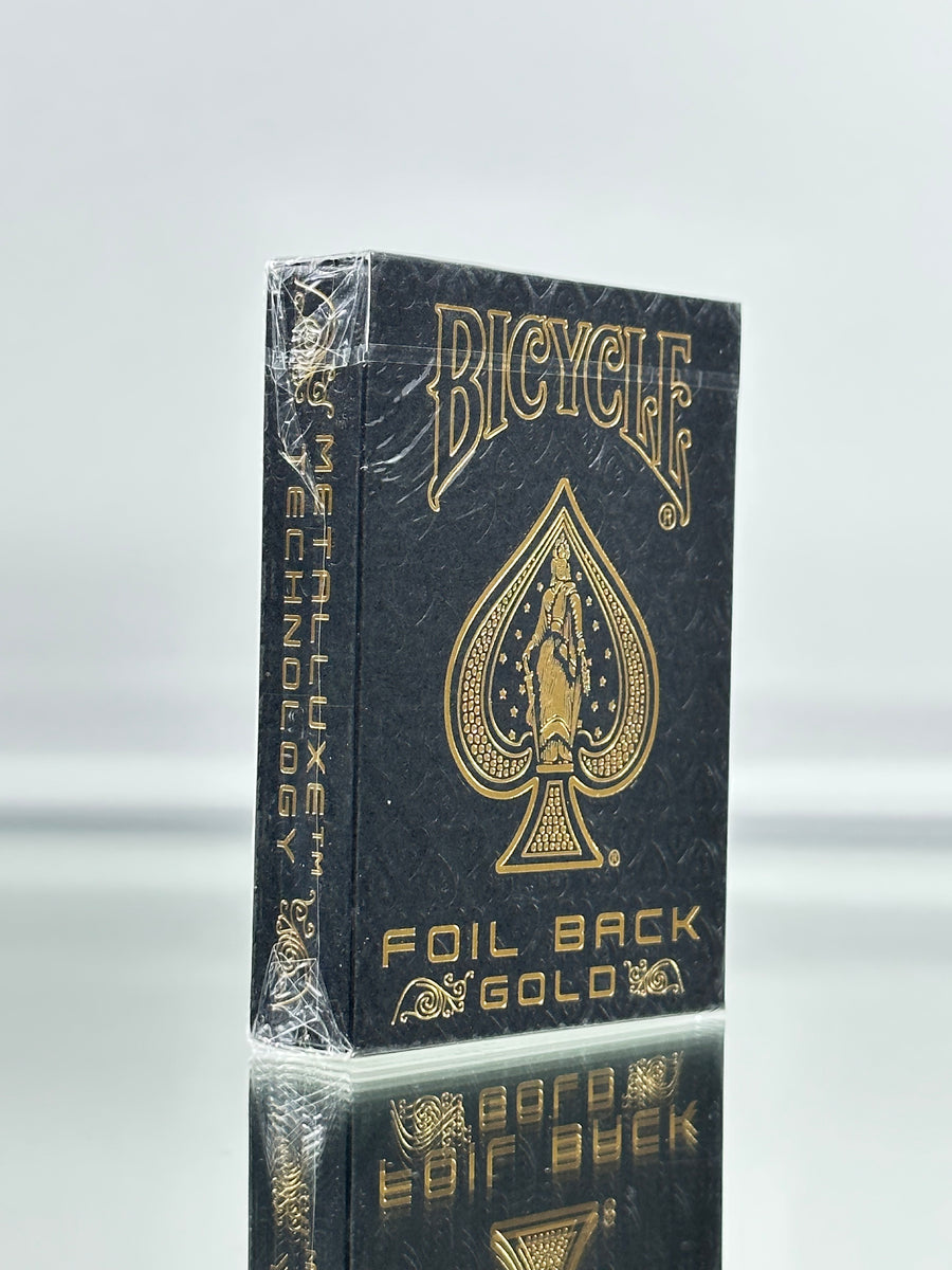 Bicycle Foil Back Gold Playing Cards Deck