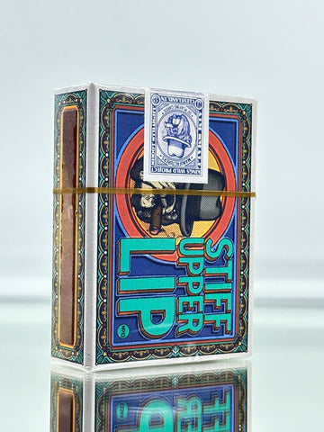 Kings Wild Project Stiff Upper Lip (Gilded) Limited Edition Matchbox Playing Cards
