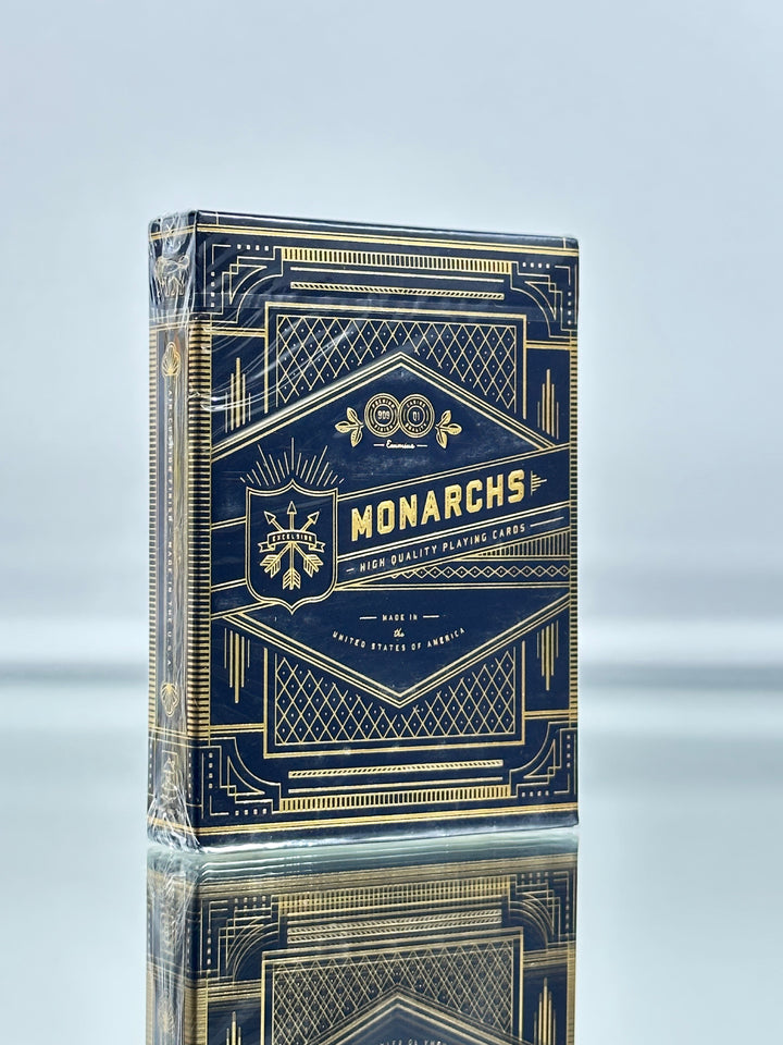 Monarchs Standard Blue Playing Cards USPCC