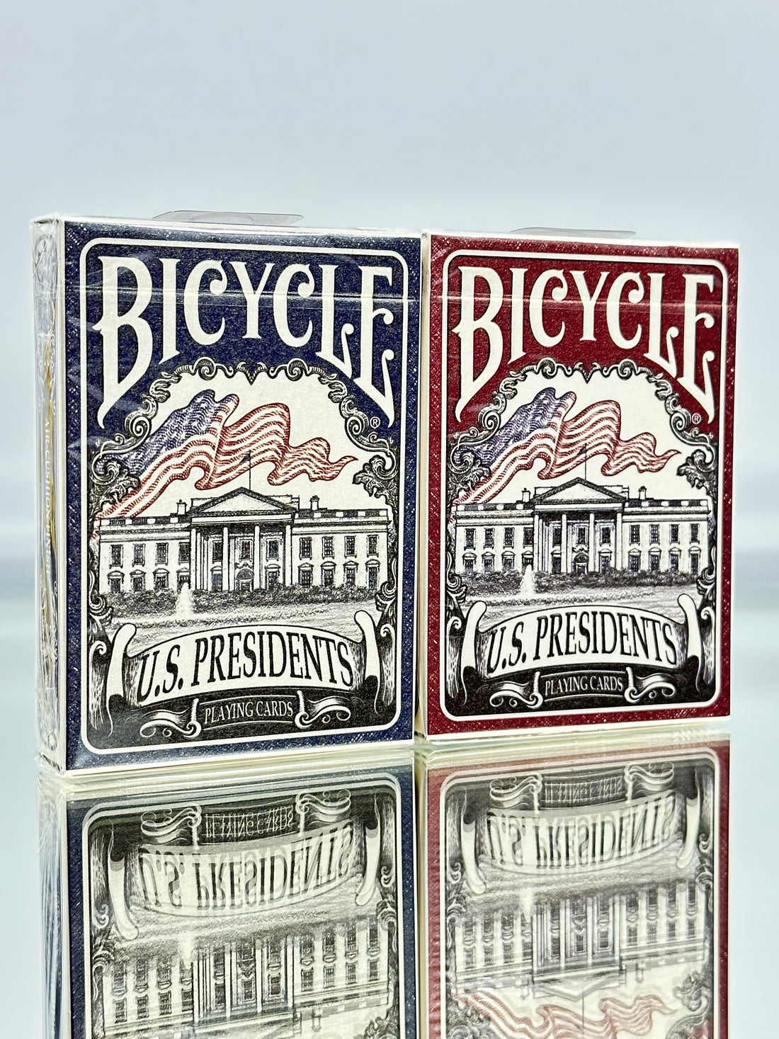 Bicycle US Presidents V2 Democratic (Blue) And Republican (Red) Playing Cards Set USPCC