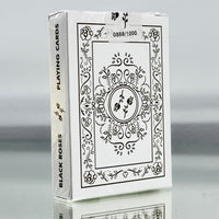 Black Roses White Gold Limited Edition Playing Cards