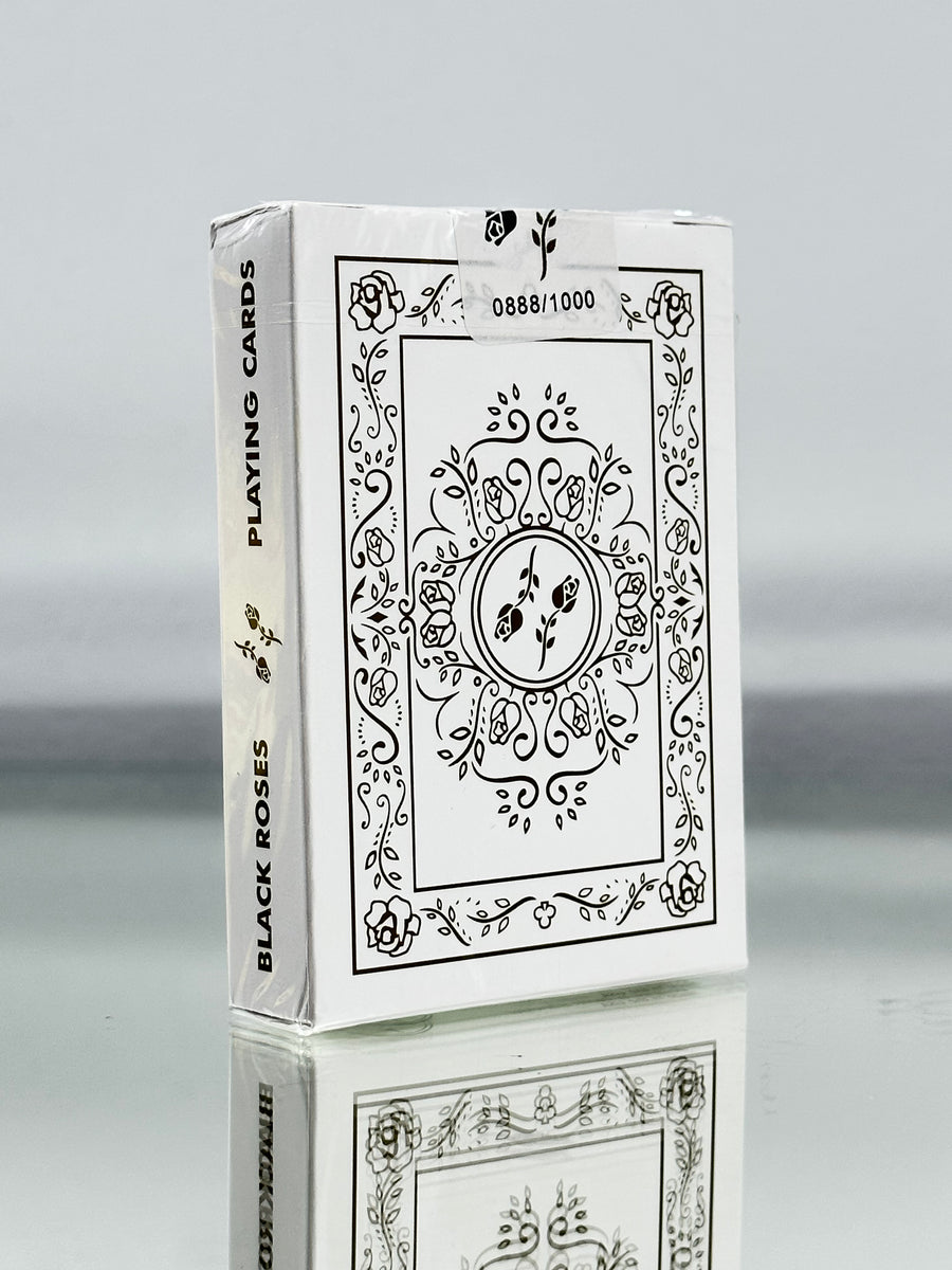 Black Roses White Gold Limited Edition Playing Cards