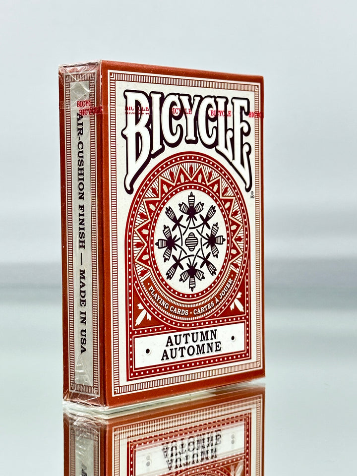 Bicycle Red Autumn Playing Cards