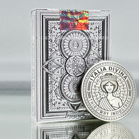 Italia Divina Playing Cards USPCC With Coin