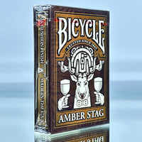 Bicycle Amber Stag with Club 808 Seal Deck