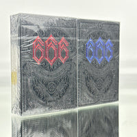 666 Playing Cards Set Cartamundi (Red And Blue)