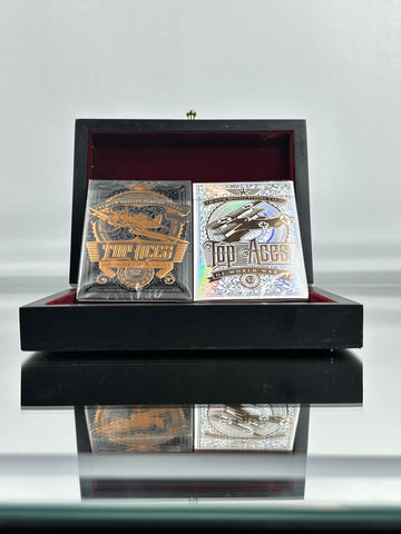 Top Aces WW1 And WWII Playing Cards Box Set LPCC
