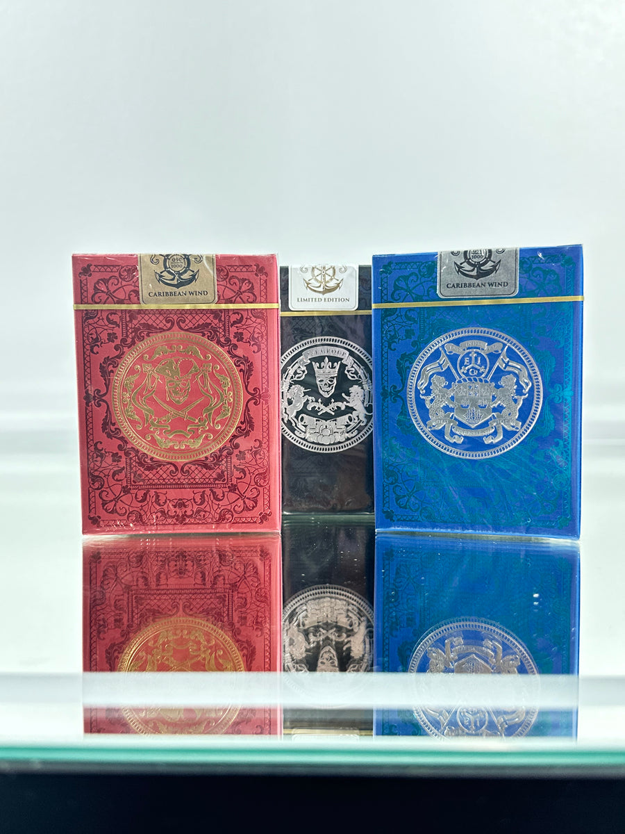 Caribbean Wind Playing Cards Rare Luxury Collectors 3-Deck Set
