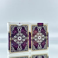 Bicycle And Unbranded Ornate White Amethyst Playing Cards Set USPCC (SIGNED)
