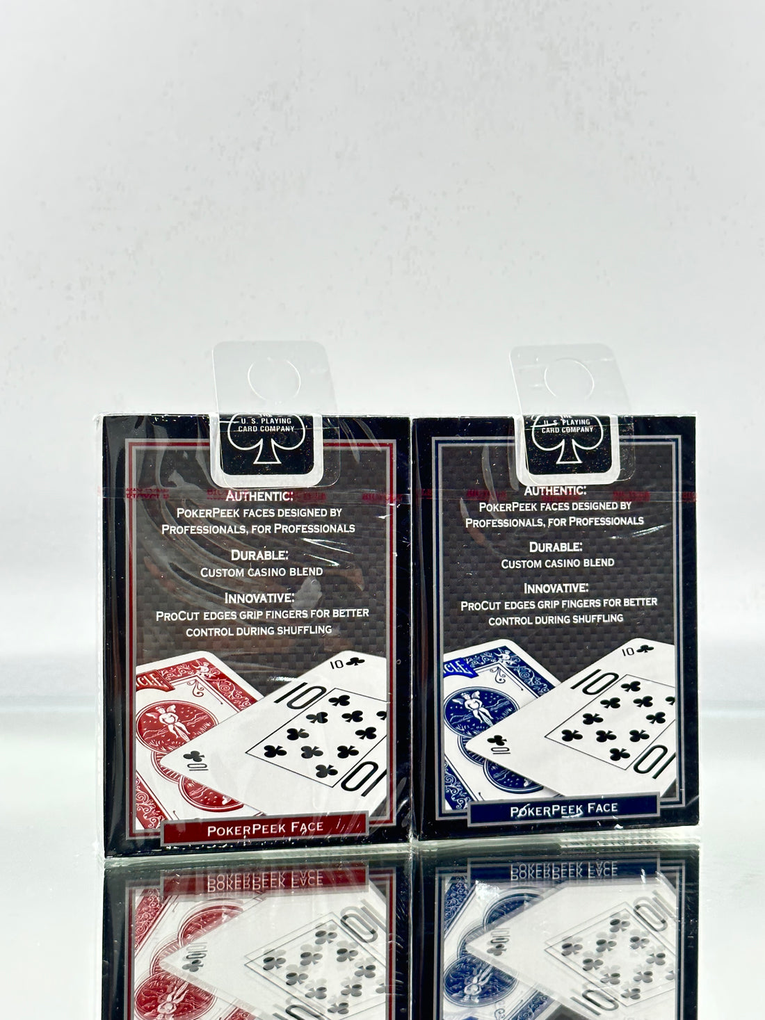 Bicycle Pro Poker Peek 2 Deck Set Playing Cards