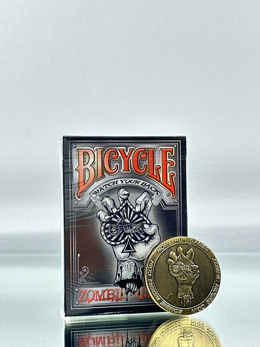 Bicycle Zombie Riders Playing Cards Deck (Collectors Coin Included)