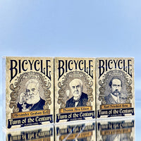 Bicycle Turn of the Century Telephone, Electricity And Automobile Playing Cards Set Of 3