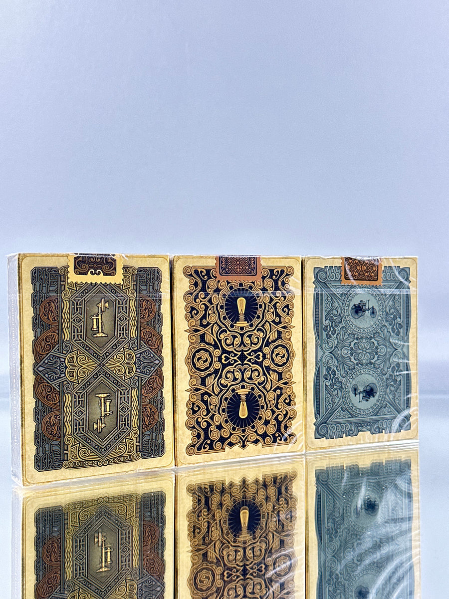 Bicycle Turn of the Century Telephone, Electricity And Automobile Playing Cards Set Of 3