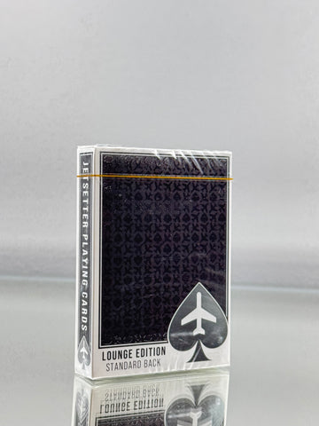 jetsetter tarmac black playing cards