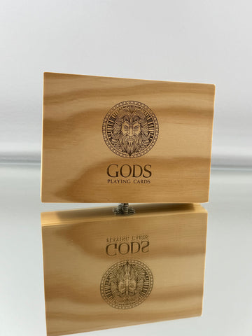 Greek Gods Red And Black Gilded Playing Cards Collectors Box Set (Coin Included)