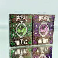 Bicycle Disney Villains Inspired And Purple Green Playing Cards Set