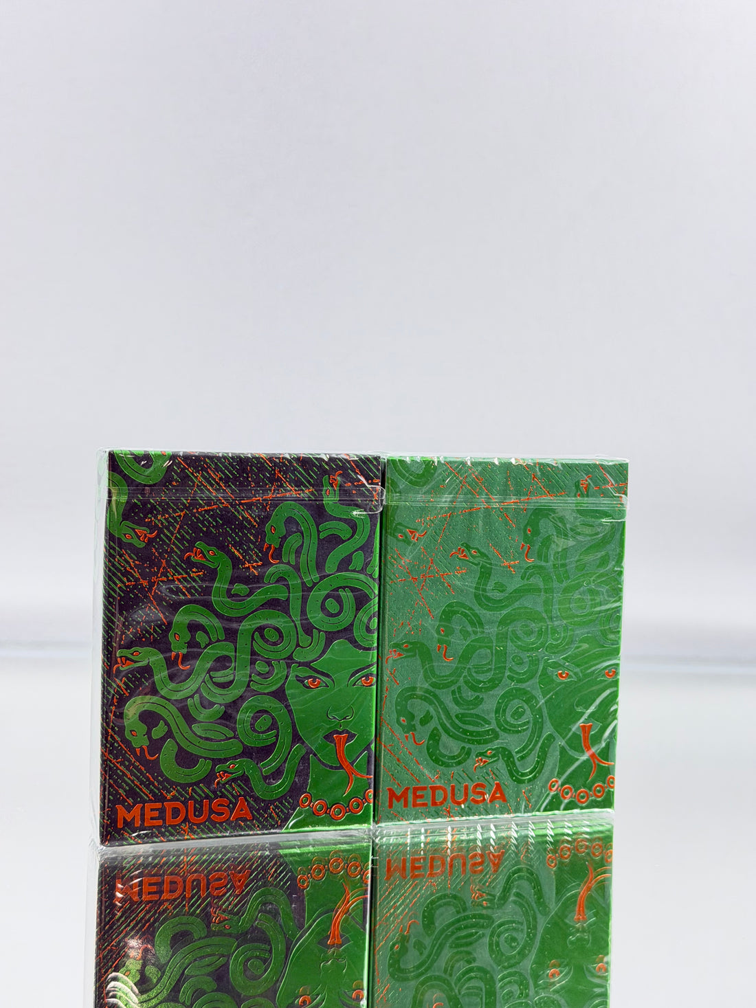 Medusa Black And Green Playing Cards Set
